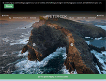 Tablet Screenshot of petercox.ie