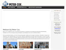 Tablet Screenshot of petercox.be